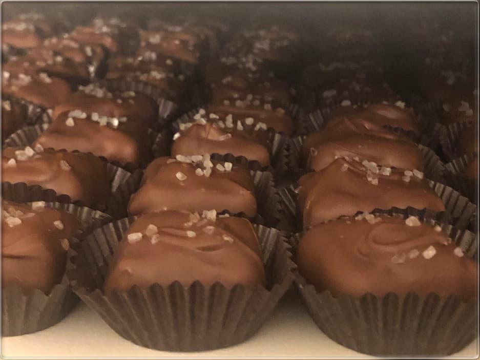 Beautiful handcrafted chocolates